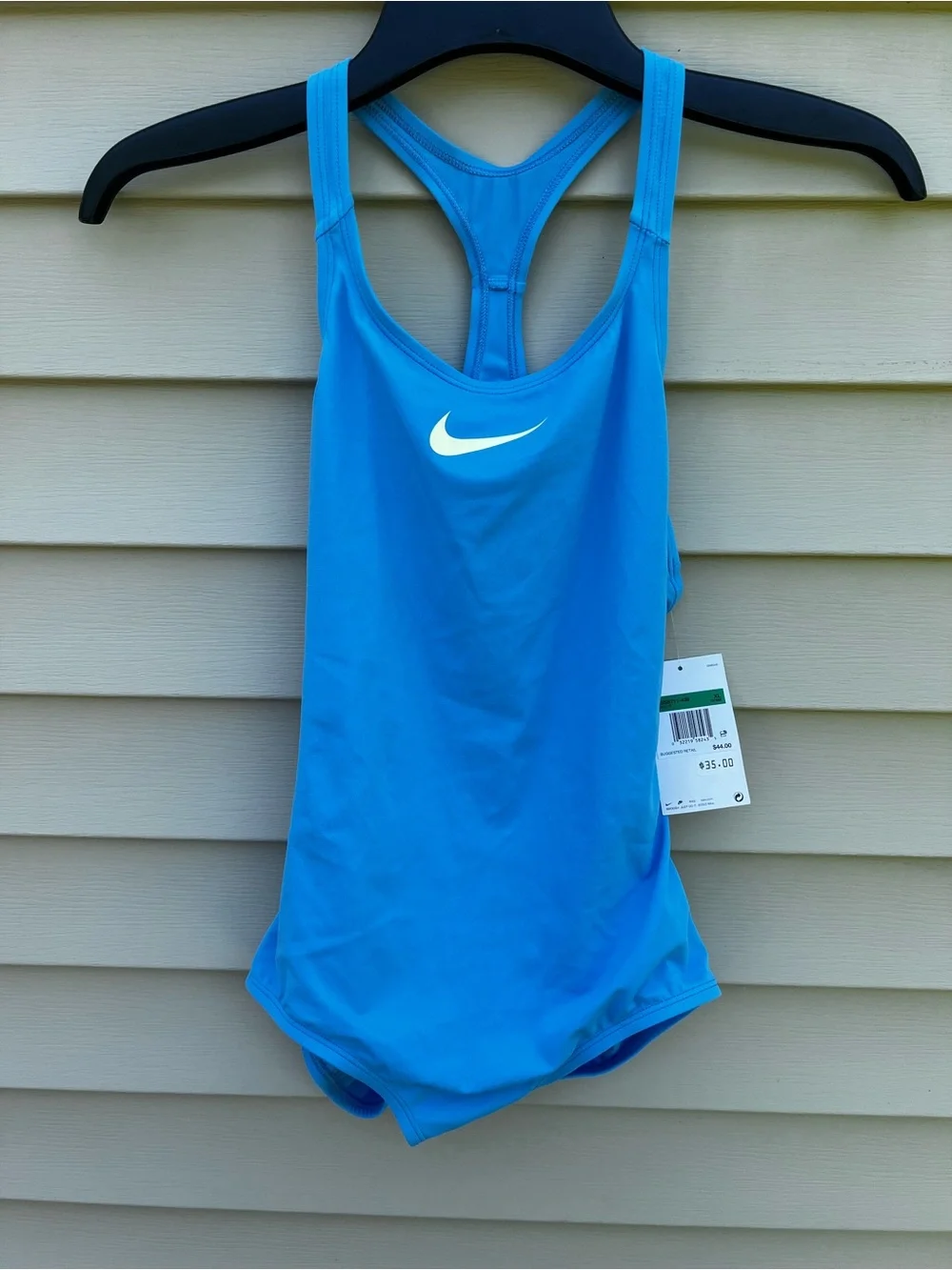 Nike Bright Blue Girls' Racerback One-Piece